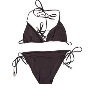 Zimmermann Dark Brown Swim One Piece